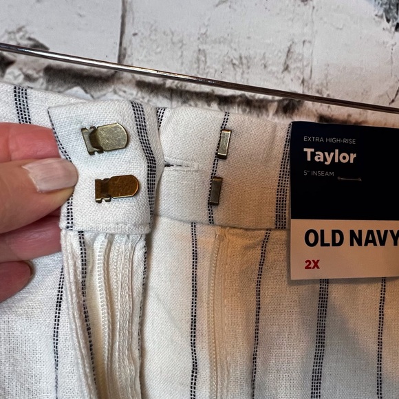 OLD NAVY 2pc SET Linen blend blazer and short set PLUS SIZE 2X - Picture 7 of 13